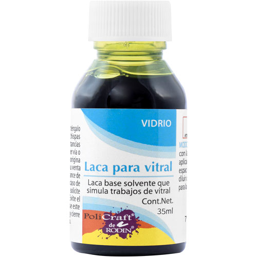 Foto de Laca Para Vitral Verde Medio 35 ml 