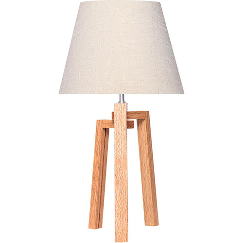 Foto de LÁMPARA OFICINA ALTEREGO NORDICO OCTAVIA CONICA HUE/MADERA 