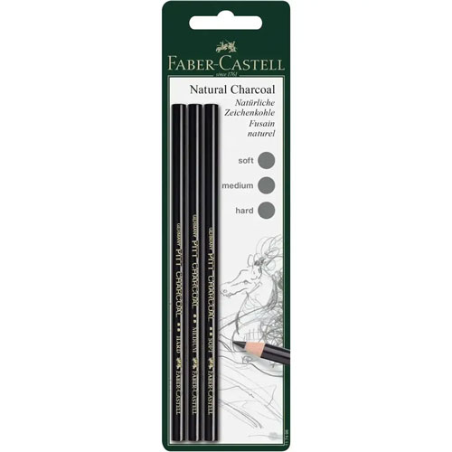 Foto de Lapices de Carbon Pitt Natural con 3 