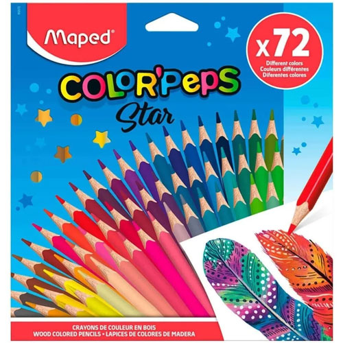 Set 12 Lápices de Colores Acuarelables Maped Color'Peps Aqua +