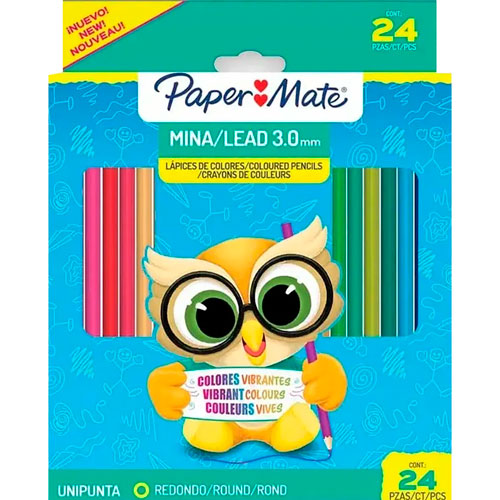 Foto de Lapices De Colores Paper Mate Unipunta 0.3Mm Con 24 Surtido 