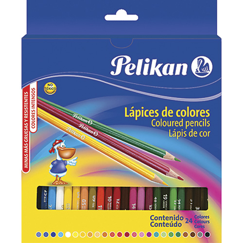 Foto de Lápices De Colores Pelikan 24 Piezas 