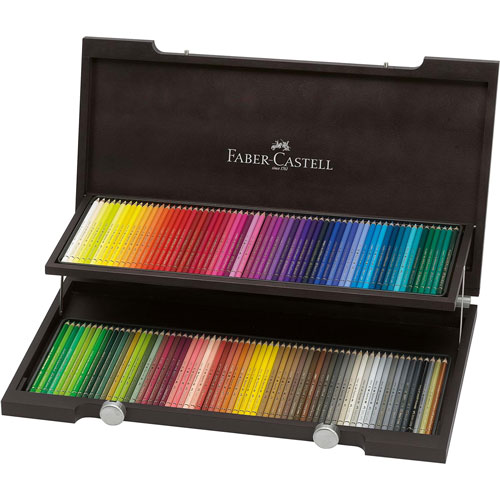 Foto de Lapices Faber-Castell Polychromos Estuche de Madera con 120 colores 