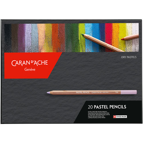 Foto de Lápices Pastel Caran D´Ache estuche con 20 colores 