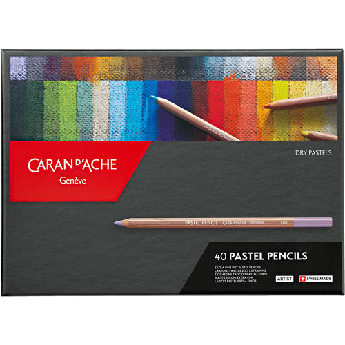 Foto de Lápices Pastel Caran D´Ache estuche con 40 colores 