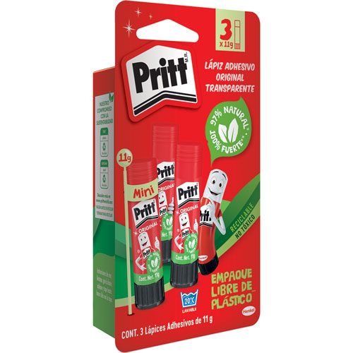 Foto de LÁPIZ ADHESIVO PRITT CON 3 