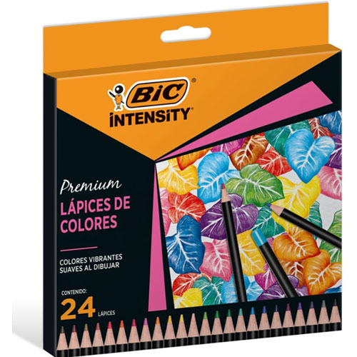 Foto de Lapiz Colo Bic Intensity Con 24 Surtidos 