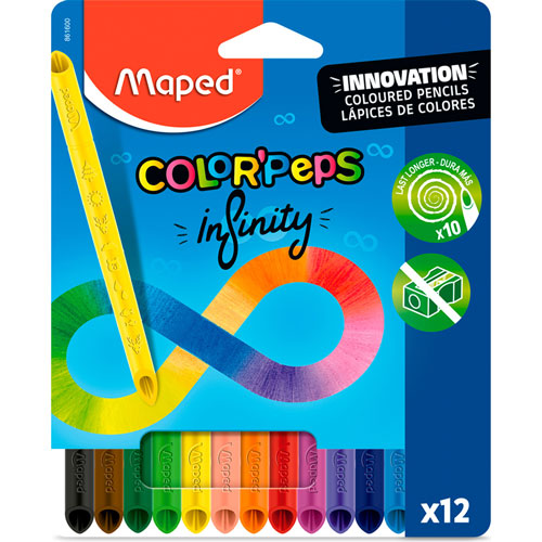 Foto de Lápiz de Color Maped ColorPeps Infinity 861600 12 Piezas 