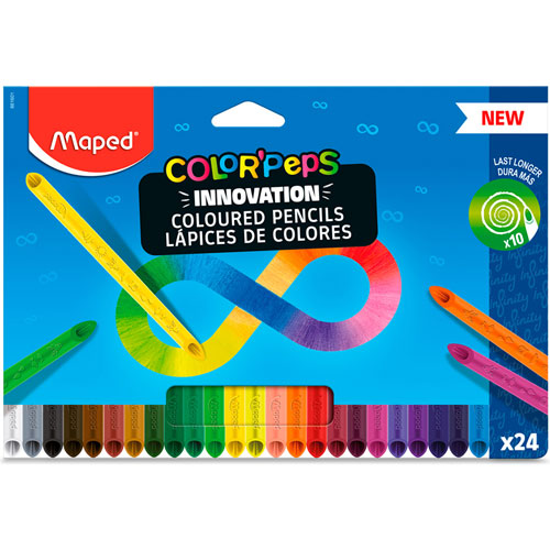 Foto de Lápiz de Color Maped ColorPeps Infinity 861601 24 Piezas 