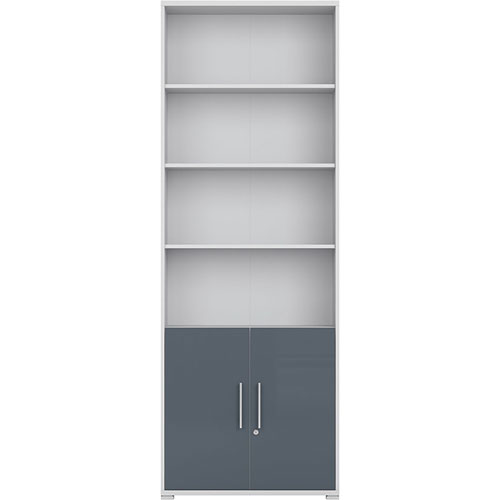 Foto de Librero Alterego Office Lux Sirius S363-Reg2D/220 Bco/Gris 