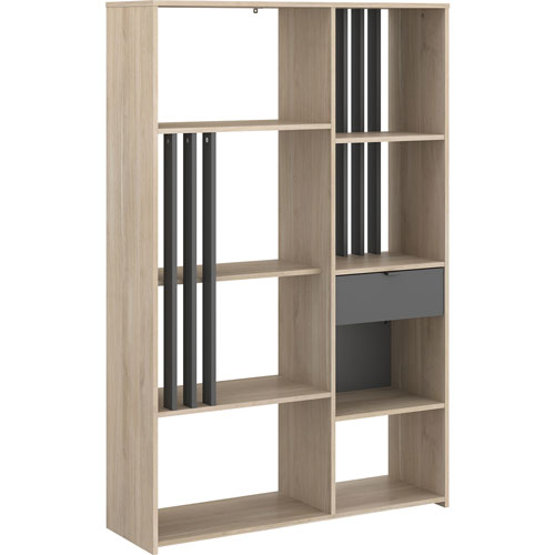 Foto de Librero Alterego Shadow Study 9912Sepa Roble/Gris 