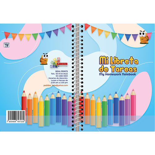 Foto de Libreta De Tareas Schoolprint Con 208 Hojas 