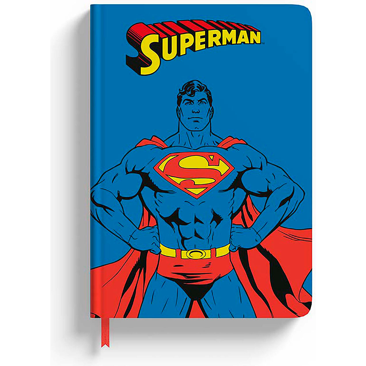 Foto de Libreta Geek Superman azul con poster y stickers 