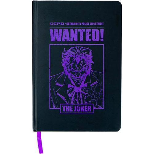 Foto de Libreta Geek The Joker Wanted con poster y stickers 