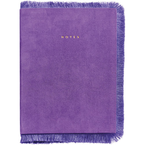 Foto de Libreta Miquelrius A5 Flecos Lila Vintage Lily 