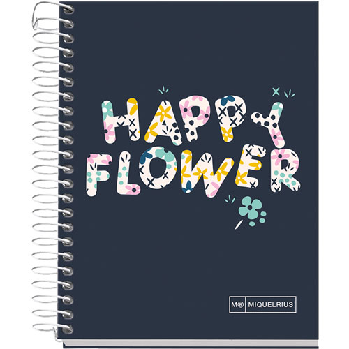 Foto de Libreta Mqr Happy Flower 5Mm 120 Hojas 
