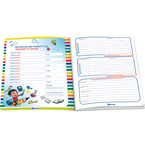 Foto de Libreta Norma Color 360 Cosido 100 Hojas 