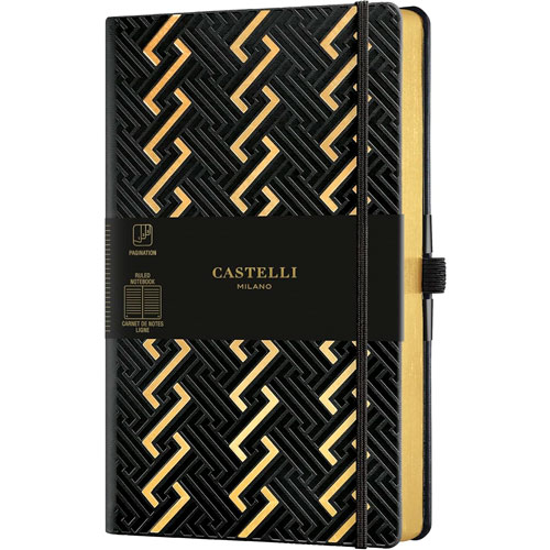 Foto de Libreta Regalo Castelli 18x23cm Roman Gold 