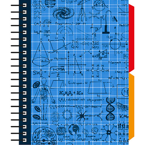 Foto de Libreta Senfort Maths Book Mix 120 Hojas 2 Separadores Azul 
