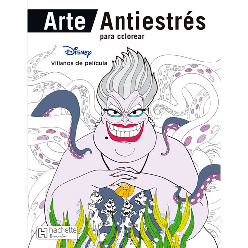 Foto de Libro Arte Antiestres Larousse Villanos de Pelicula Disney 