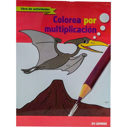 Foto de Libro colorear por multiplicaciones 