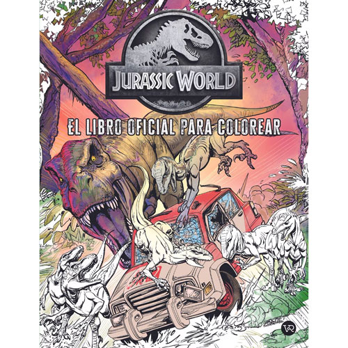 Foto de Libro Iluminar Vr Jurassic World para Colorear 