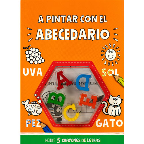 Foto de Libro Infantil A Pintar Con El Abecedario Adv Mkt 
