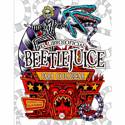 Foto de Libro Infantil Vrl para Colorear Beetlejuice 