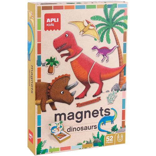 Foto de Libro Magnetico Apli Kids Tematica Dinosaurios 