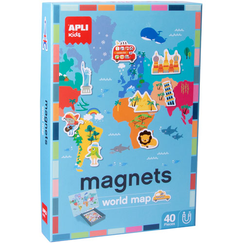 Foto de Libro Magnetico Apli Kids Tematica Mapamundi 