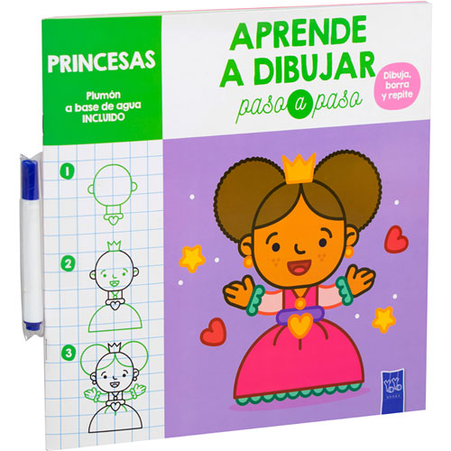 Foto de Libro Para Iluminar Aprende A Dibujar Princesas Adv Mkt 