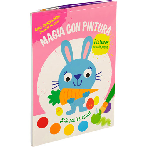 Foto de Libro Para Iluminar Magia Con Pintura Conejo Adv Mkt 