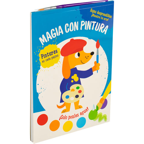 Foto de Libro Para Iluminar Magia Con Pintura Perro Adv Mkt 