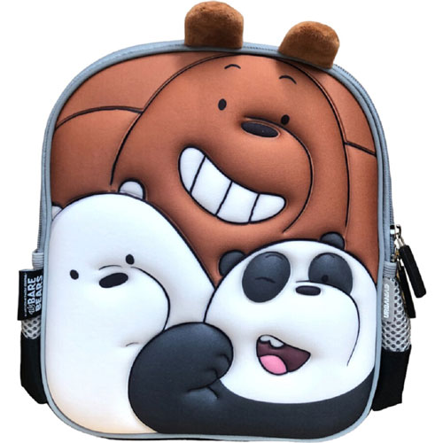 Foto de Lonchera escolar Fotorama BR011A19LB We Bare Bears gris 