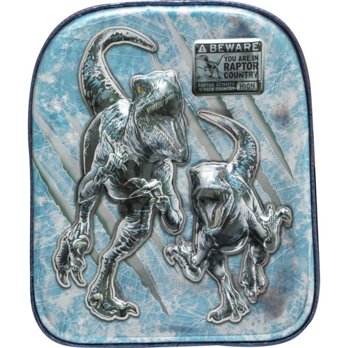 Foto de Lonchera Escolar Ruz Jurassic World 3 Peli Metal Azul 