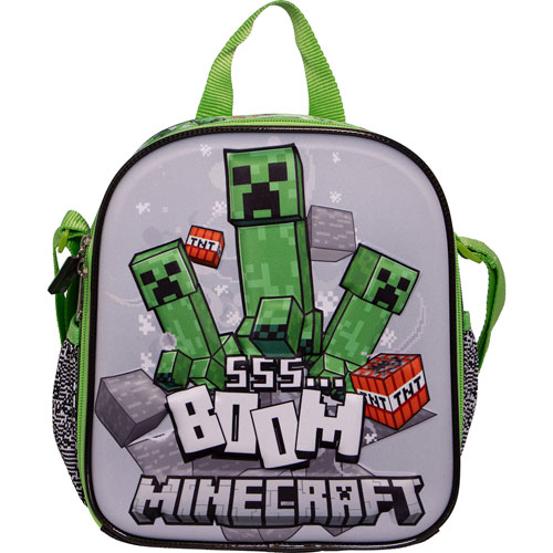 Foto de Lonchera Escolar Ruz Minecraft Boom Verde 