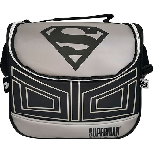 Foto de Lonchera Escolar Superman Fotorama Negro/Blanco 