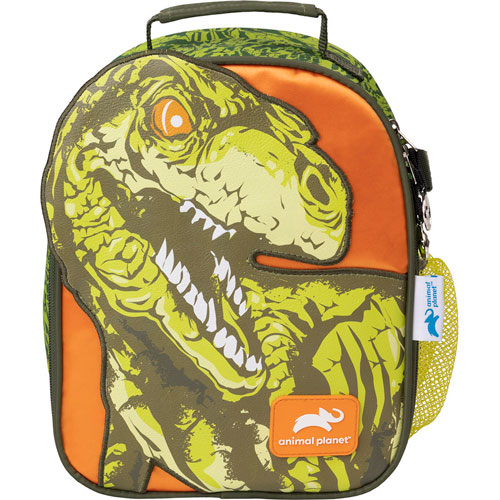 Foto de Lonchera Escolar Yadatex Anp012 Animal T-Rex Verde 