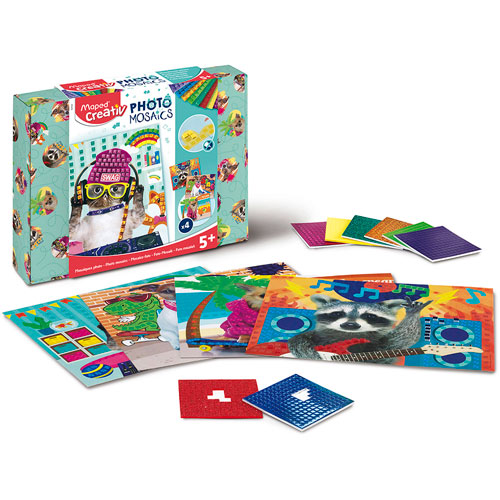 Maped Creativ Schrumpffolien-Set – Kreatives Bastelset Für Kinder Ab 6 Jahre Mit 19 Designs & Buntstiften