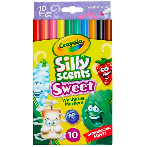 Foto de Marcador Escolar Crayola Sillyscents Sweet Con 10 