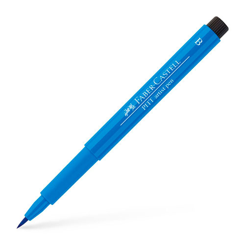 Foto de Marcador de Arte Faber-Castell Pen Brush Azul Petalo 