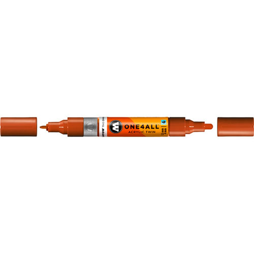 Foto de Marcador Para Arte Molotow Acrylic Twin  Marrón 1.5 MM - 4 MM 