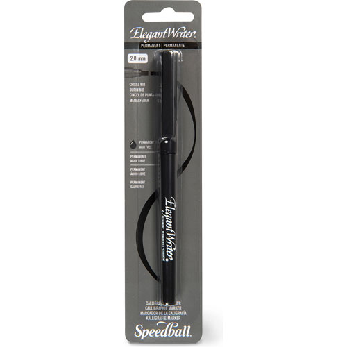 Foto de Marcador para Caligrafía Speedball Negro 1 Pz de 2.0 MM 