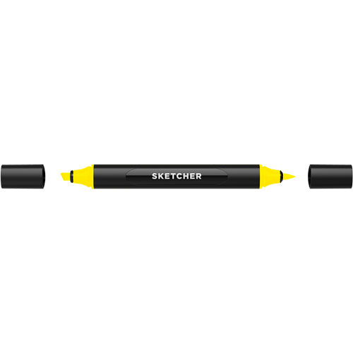 Foto de Marcador Para Dibujo Molotow Sketcher Amarillo 
