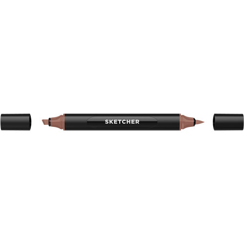 Foto de Marcador Para Dibujo Molotow Sketcher Castaña 