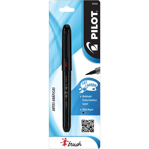 Foto de MARCADOR PILOT BRUSH PUNTATA SUAVE NEGRO 