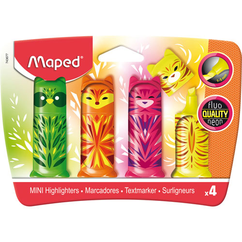 Foto de Marcatexto Maped 743677 Mini Cute Pocket Blister Con 4 