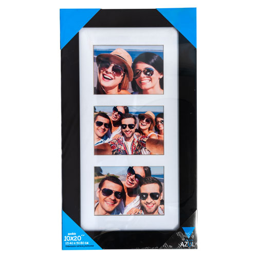 Foto de Marco Abc-22 3 Ventanas 25.4x50.8cm Negro 