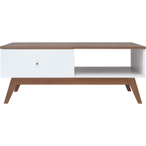 Foto de Mesa De Centro Alterego Heda Erikson blanco/nogal 