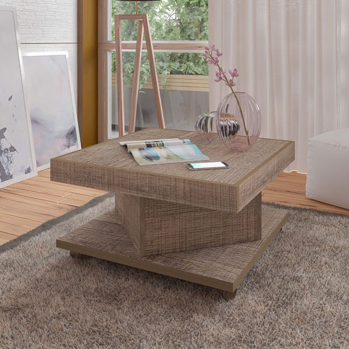 Foto de Mesa de Centro Bertolini Sahara Canela 
